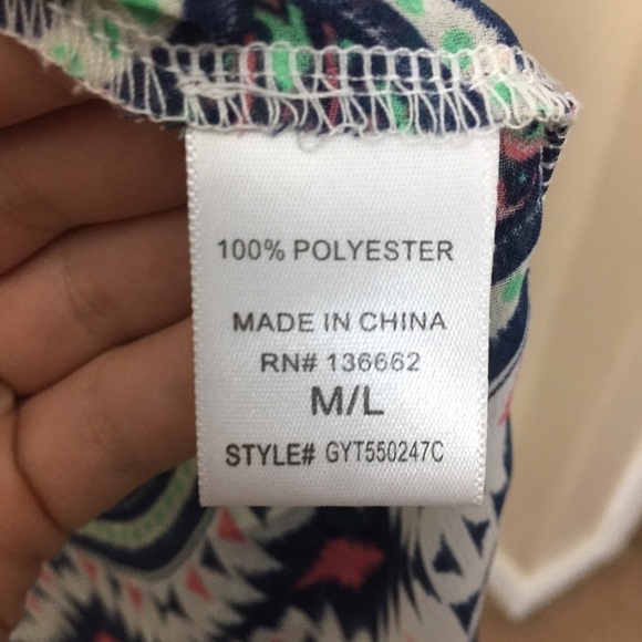 [Francesca’s] Aztec Boho Print Swim Coverup - Picture 5 of 7